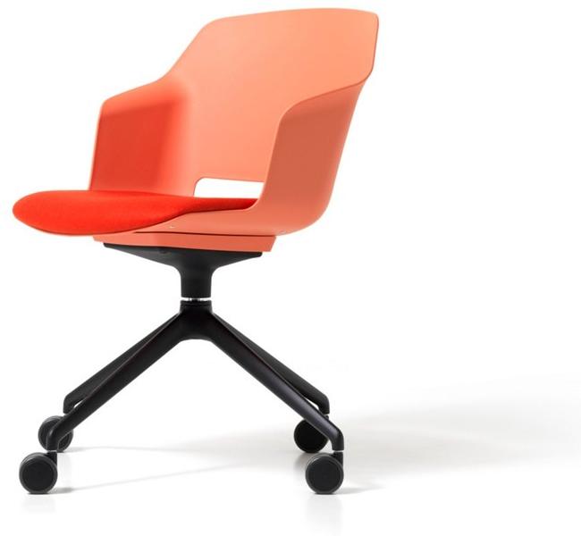 Diemme Офисный стул из полипропилена с 4-мя спицами и подлокотниками Clop sun-id-1397782 - Вид №1