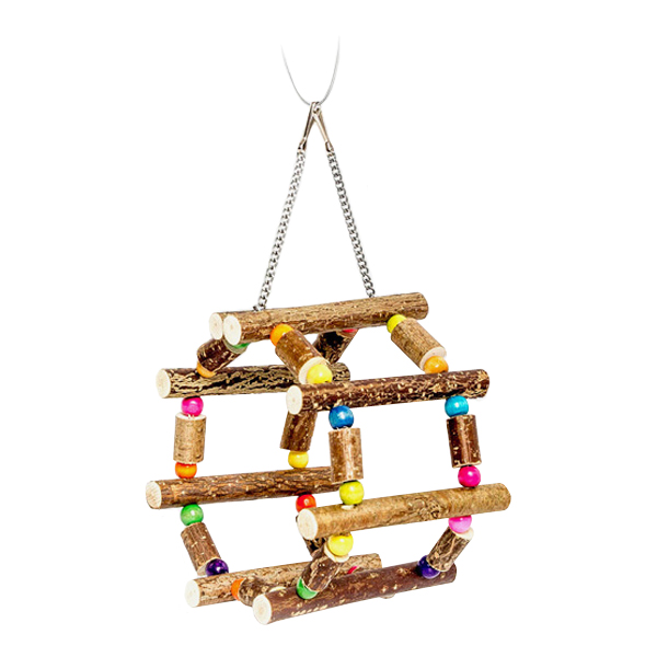 ПР0047036 Колесо для грызунов "Сфера" на цепочке 10х12х12см ZOOBALOO 