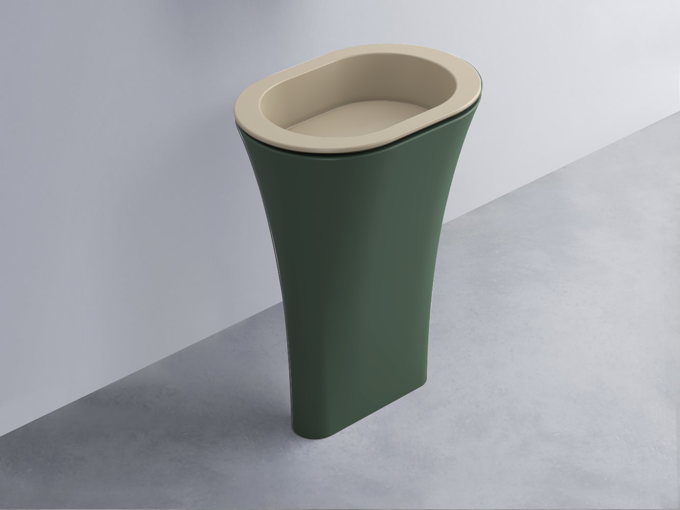 AMLA65-AV+AMPILO-AV+AMCOLO-MU Раковина Amedeo Ovale отдельностоящая cielo Enjoy + Amedeo Ceramica Cielo