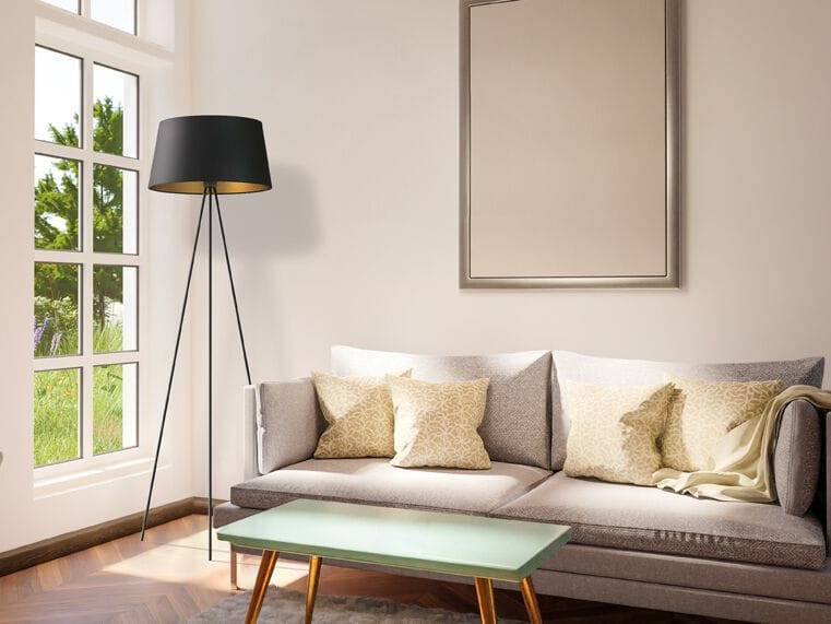 Напольная лампа из ткани и стали Novalux Chanel ARCH-00131099