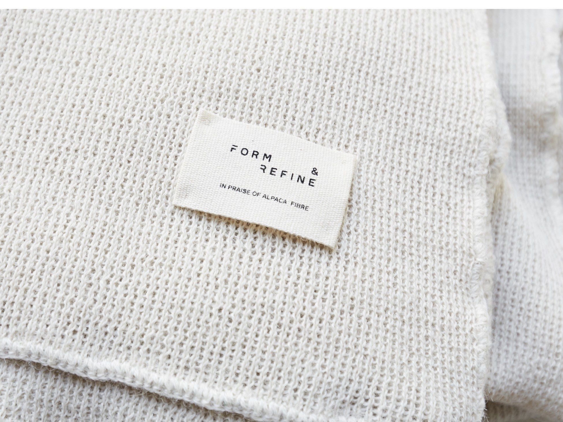 Полосатый плед из альпаки Form & Refine Aymara ARCH-00024747 - Вид №2