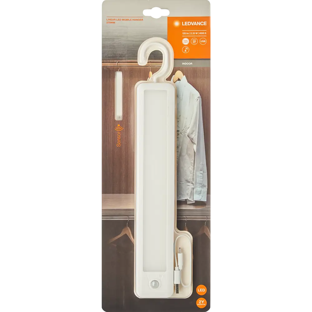 Светильник линейный светодиодный Ledvance Linear LED Mobile Hanger 270 мм 2.35 Вт, нейтральный белый свет, USB 83401218 STLM-2170315  - Вид №8