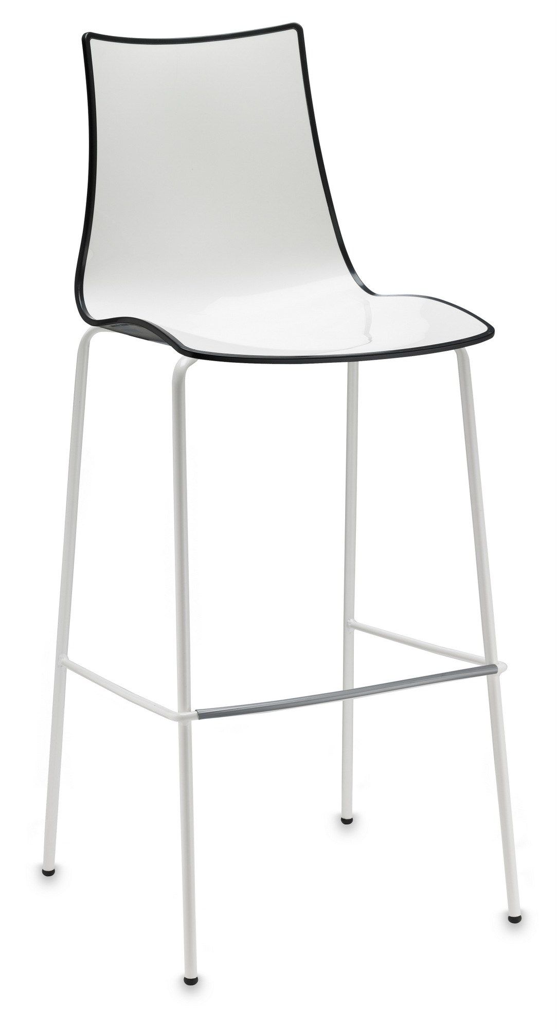 Высокий стул из полимера S-CAB Zebra ARCH-00087150 - Вид №6