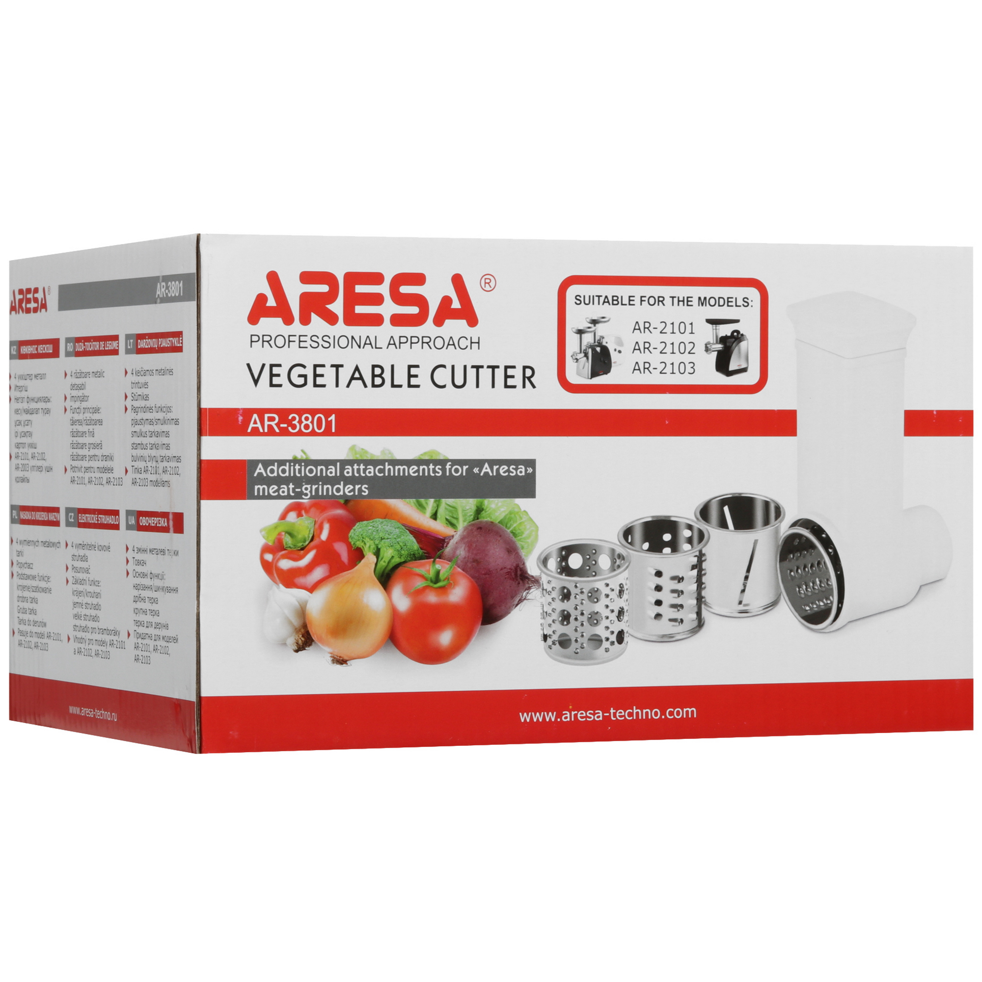 1085223 Насадка-овощерезка Aresa AR-3801 STDN-0007120 - Вид №7