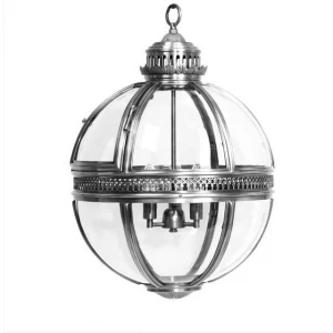 Фонарь Residential L от Eichholtz серебряный 106524 EICHHOLTZ ДИЗАЙНЕРСКИЕ, EICHHOLTZ 060634 Прозрачный