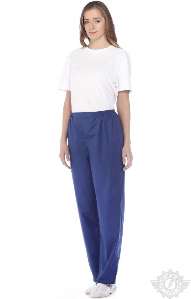 65582 Брюки женские василек  Медицинская одежда  размер 64/158-164 Спецодежда  - Вид №2