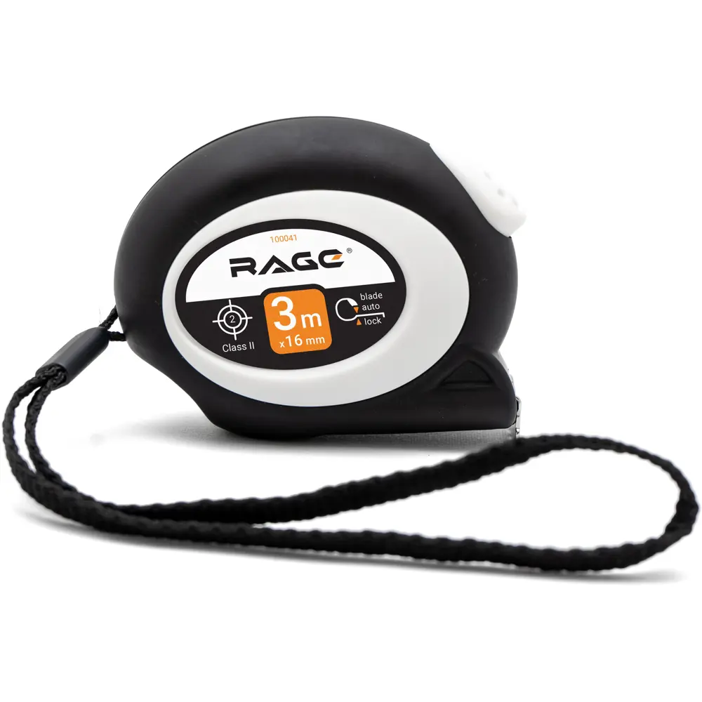 Рулетка RAGE с автоблокировкой 3 метра - точный измерительный инструмент 85105033 STLM-1566861 - Вид №4