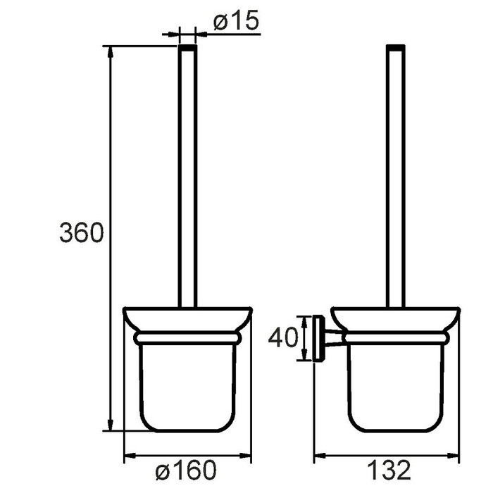 LABSMG0M47 Milardo Labrador Ерш подвесной (настенный) Labrador Россия  - Вид №1