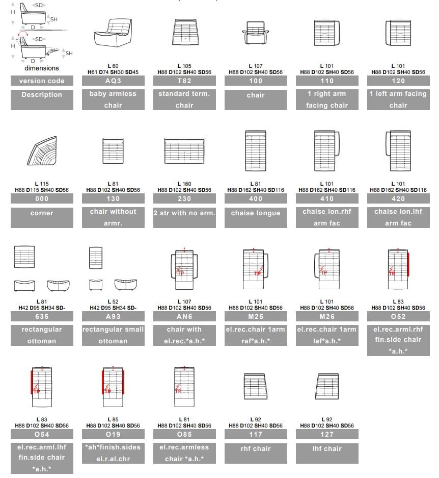 Кожаное кресло с электрическим движением Calia Italia Modular ARCH-00050090 - Вид №2