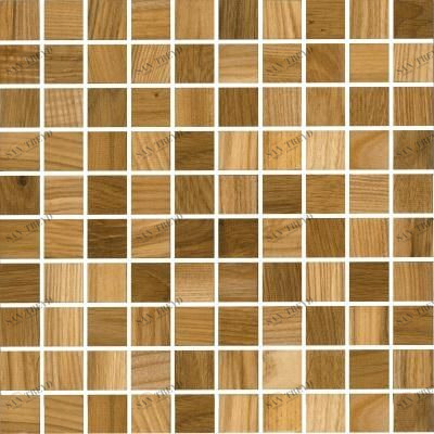 Мозаика и 3D панели из дерева Tarsi Матрица 2d112 Дуб Селект с брашью (Текстурированная) 275х275 мм 1401100074