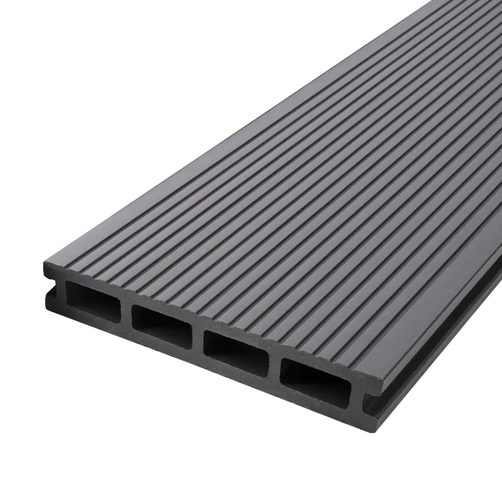 Террасная доска ДПК T-Decks цвет Серый 3000x150x25 мм двусторонний вельвет 0.6 м² STLM-2140529 - Вид №1