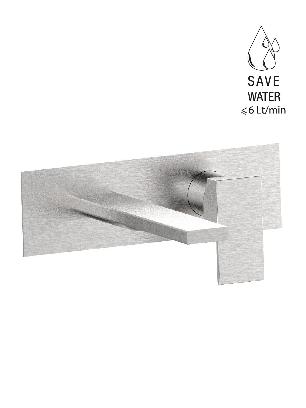 Настенный смеситель для раковины с пластиной без слива Rubinetterie Frattini Vita Due ARCH-00054452 - Вид №21