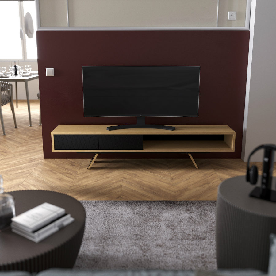 Тумба под ТВ Monza BraginDesign BR0307Ч - Вид №1