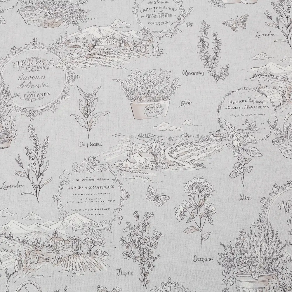 Обои флизелиновые Palitra Home Aromatique серые с текстурой тиснения 89392989 STLM-1427837 - Вид №1