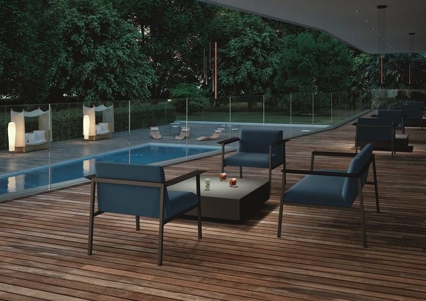 Quadrifoglio Кресло из ткани с подлокотниками Ado sun-id-1448104 - Вид №4