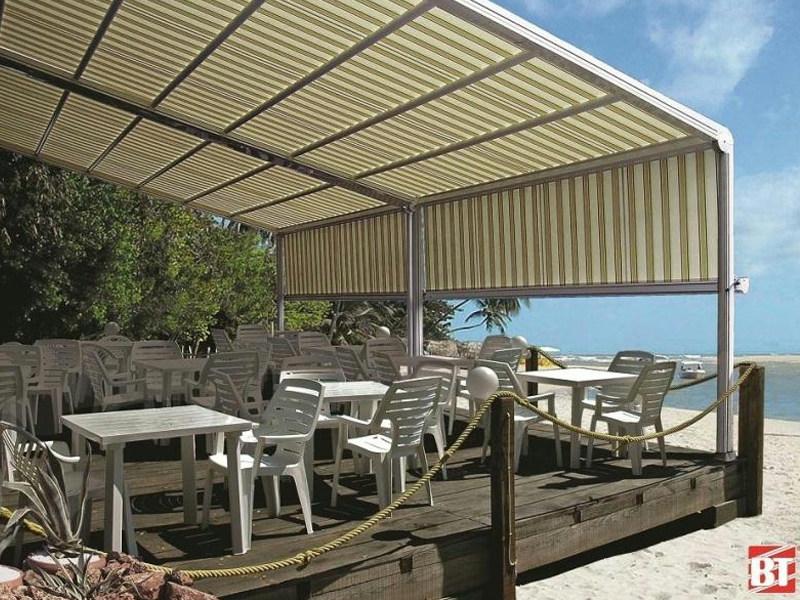 BT Group Моторизованный раздвижной тент с боковыми направляющими sun-id-1393445 - Вид №1