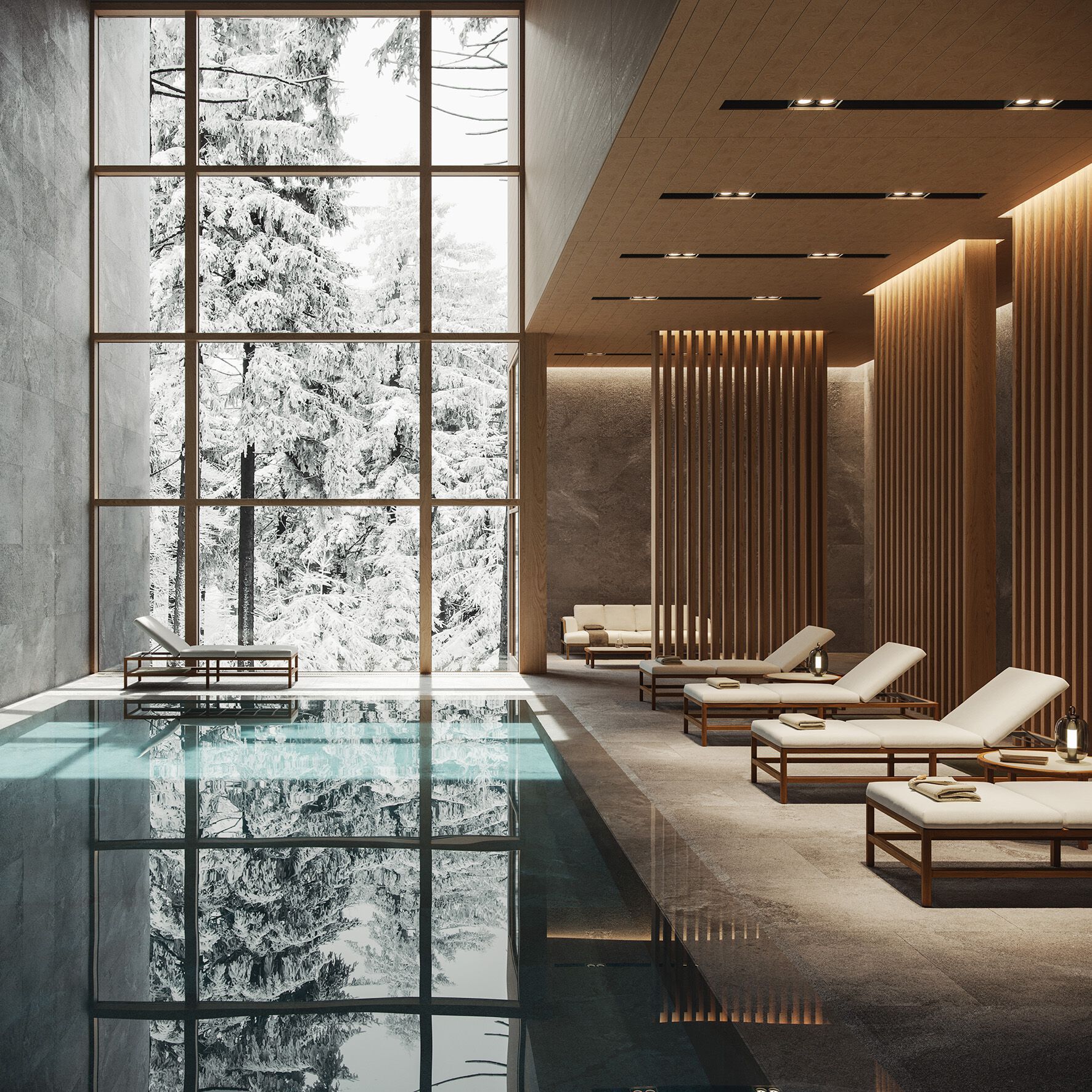 Садовая кровать с откидной спинкой из тикового дерева Ethimo Grand Life ARCH-00096121 - Вид №1