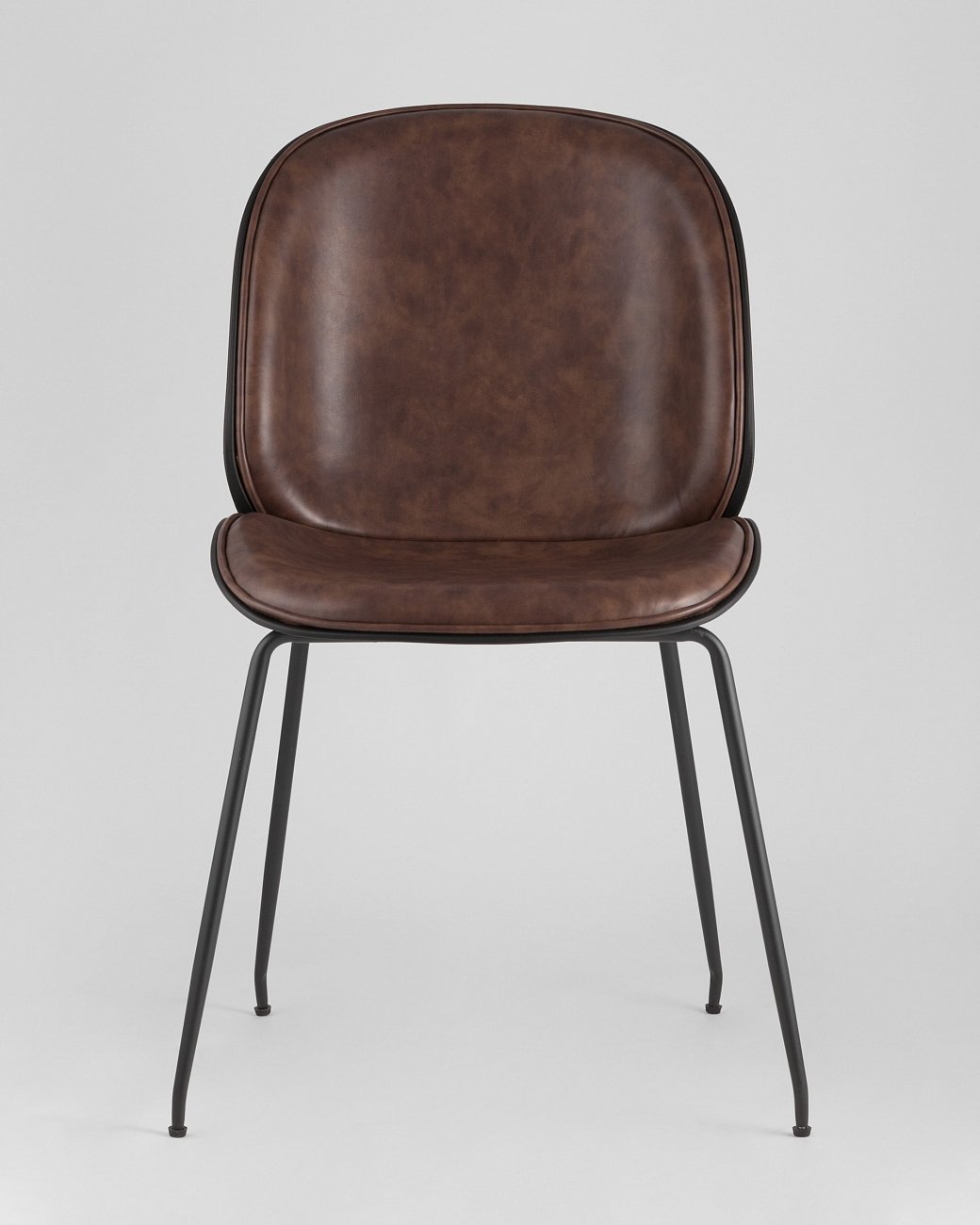 Стул со спинкой коричневый Beetle STOOL GROUP ДИЗАЙНЕРСКИЕ, ИНТЕРЬЕРНЫЕ 00-3946178 Коричневый  - Вид №2