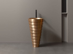 Бронзовый отдельно стоящий умывальник