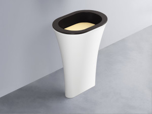 AMLA65-LV+AMPILO-CN+AMCOLO-BL Раковина Amedeo Ovale отдельностоящая cielo Enjoy + Amedeo