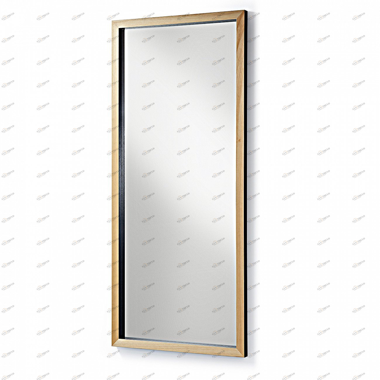 Зеркало в прихожую настенное бежевое Drop 78x178 см от La Forma LA FORMA DROP 342817 Черный