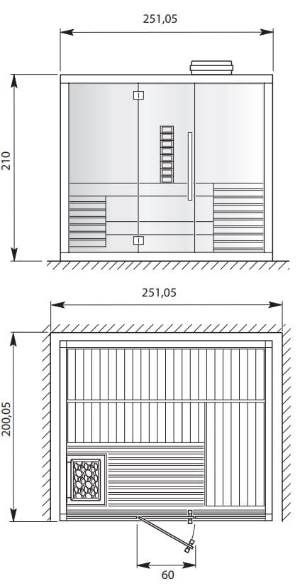 Финская сауна с хромотерапией Kinedo NEXT LEVEL DUAL ARCH-00038394 - Вид №7
