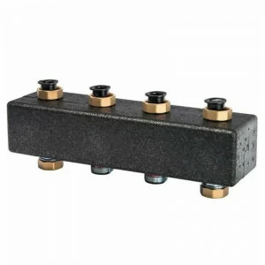 Настенный коллектор Meibes на 2-3 насосных модуля (контура) с комплектом кронштейнов