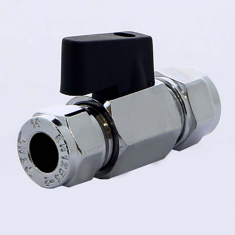Кран мини обжим флажок TIEMME 10x10 2900012 - Вид №1