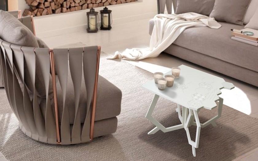 LAS Высокий журнальный столик из мдф для гостиной sun-id-1507925 - Вид №3