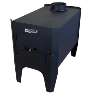 Печь отопительная дровяная ПрофиКамин Тутаев 12 цвет черный