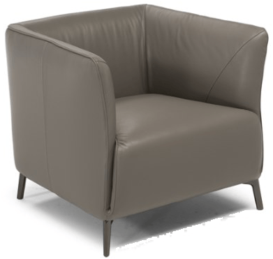 Natuzzi Кожаное кресло Club с подлокотниками sun-id-1431354 - Вид №1