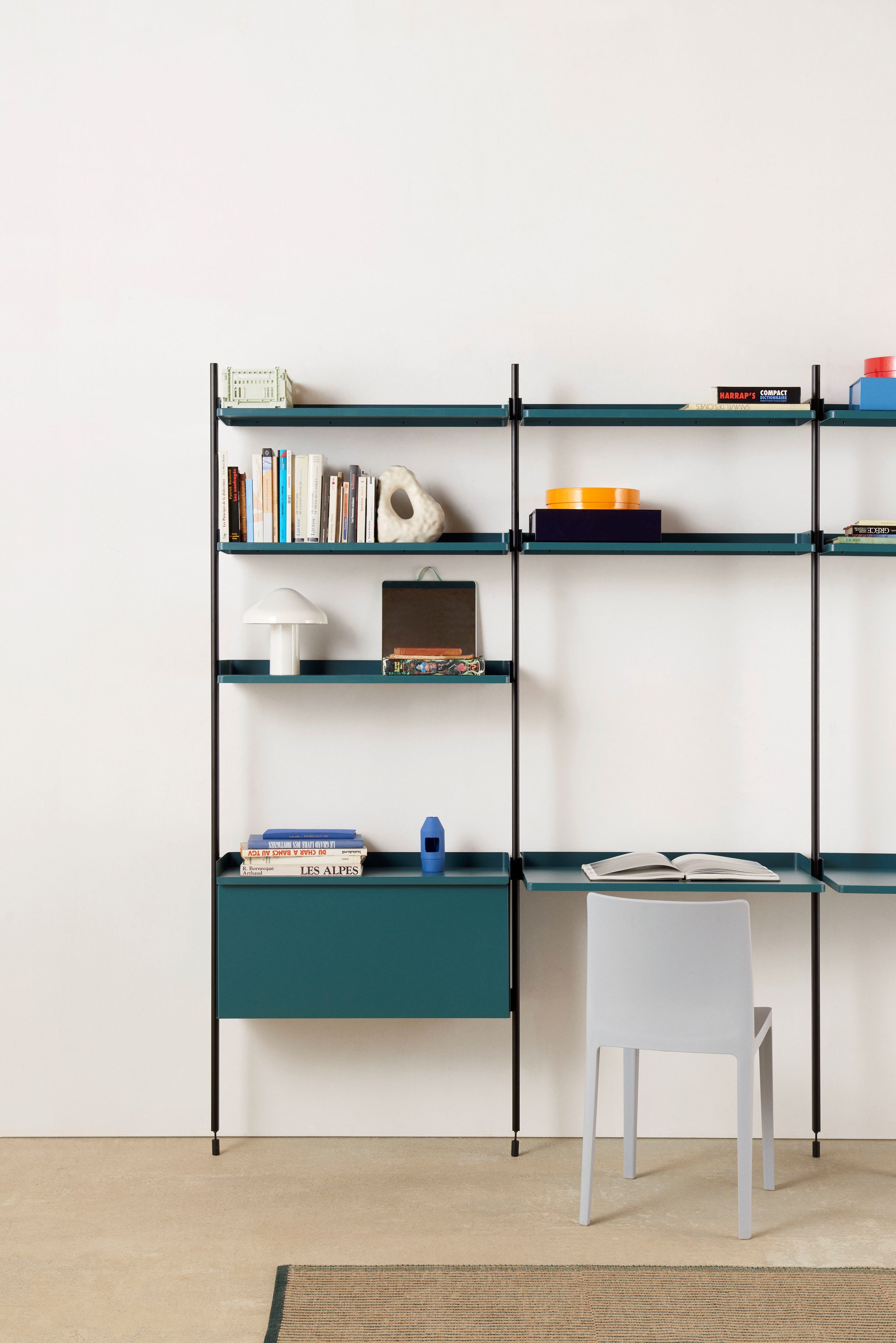 Анодированный алюминиевый секционный книжный шкаф Hay Pier System ARCH-00118408 - Вид №10