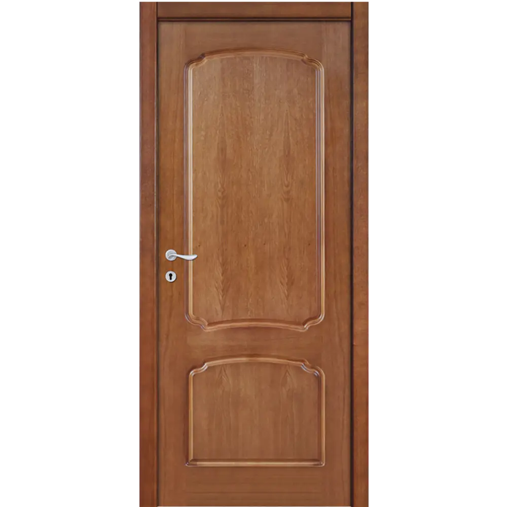 Дверь межкомнатная глухая Хелли 80x200 см шпон цвет дуб тонированный без замка, без петель 13376517 STLM-2047956 Santreyd 