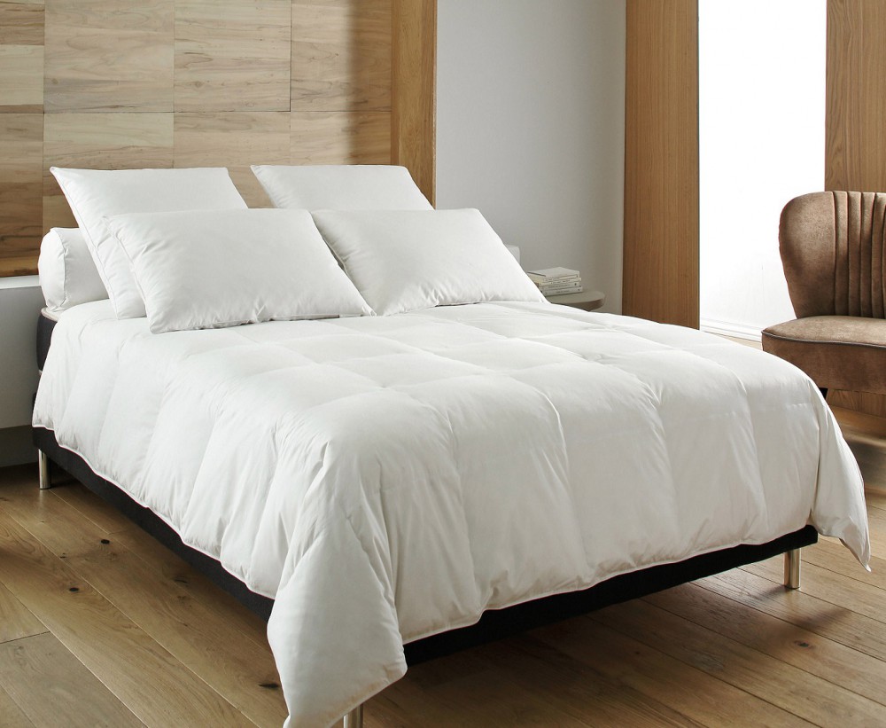 CH_200 Одеяло 200x200 70% пух 30% перо утиное 300 гр/м2 чехол хлопок перкаль 235TC с антиклещевой обработкой Blanc des Vosges Santreyd 