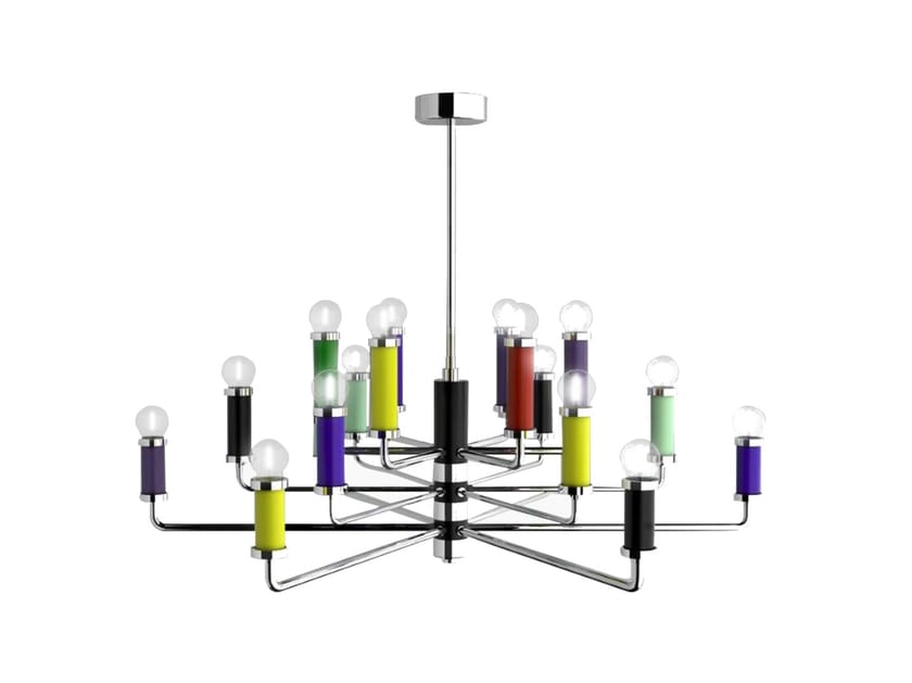 Металлический светодиодный подвесной светильник Lampex Italiana Lumen ARCH-00118054