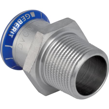 31833 Переходник Geberit Mapress из нержавеющей стали, с наружной резьбой NPT Geberit 