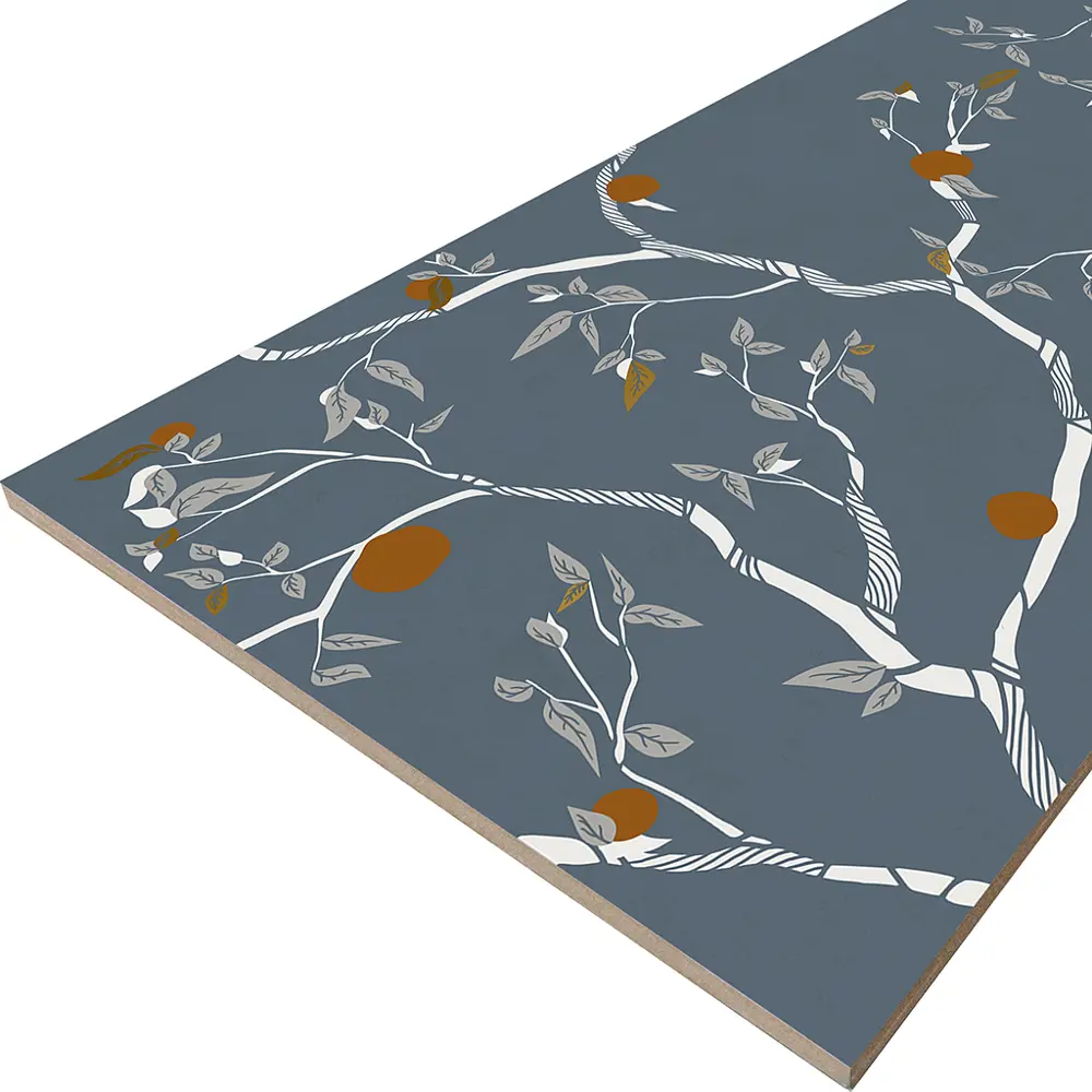 LB Ceramics Моррис: Настенное панно с синим узором из керамогранита 89266129 STLM-0946714 - Вид №2