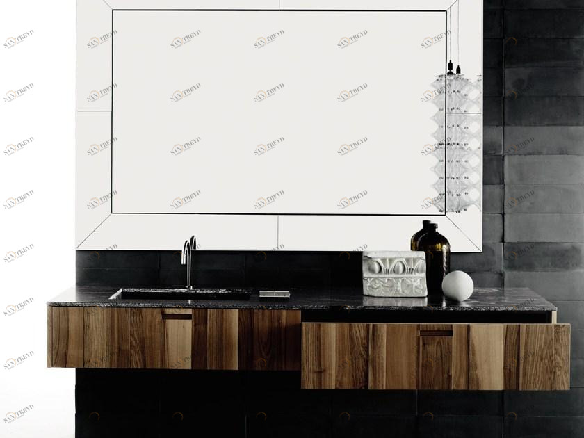 Boffi Мебель для умывальника из фанерованной древесины с ящиками sun-id-1420554