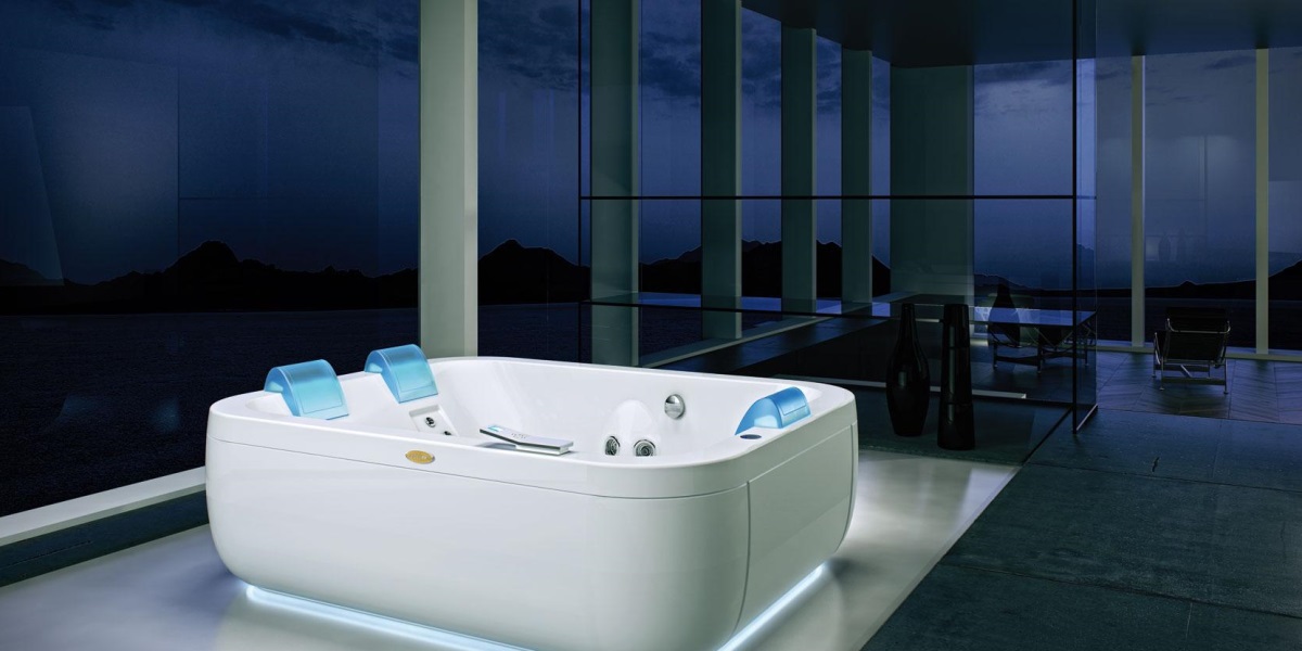 Ванна с гидромассажем "HYDRO BASE" Aquasoul Extra напольная 9443-590A Jacuzzi 9443590A - Вид №3