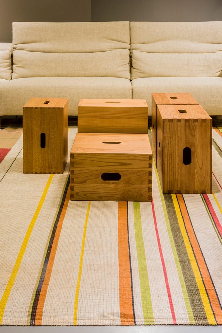 G.T.DESIGN Прямоугольный коврик из полосатого джута Loop sun-id-1390636 - Вид №4