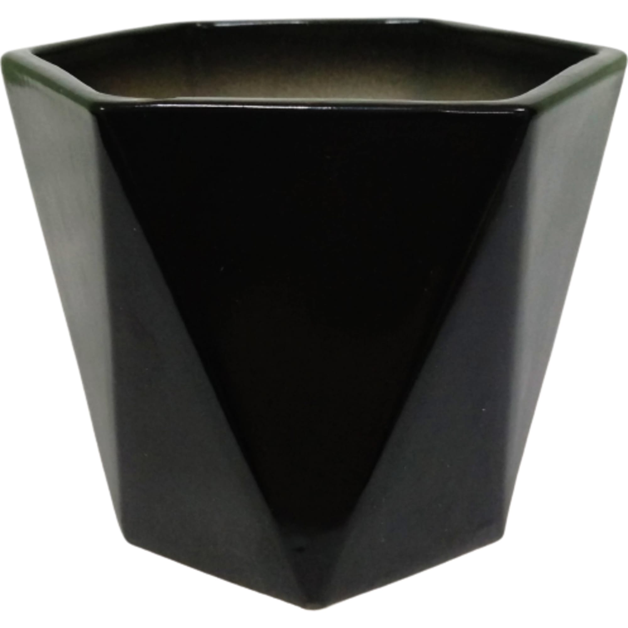 83104752 9x10x9 см v0.49 л керамика чёрный Кактусник Santreyd 