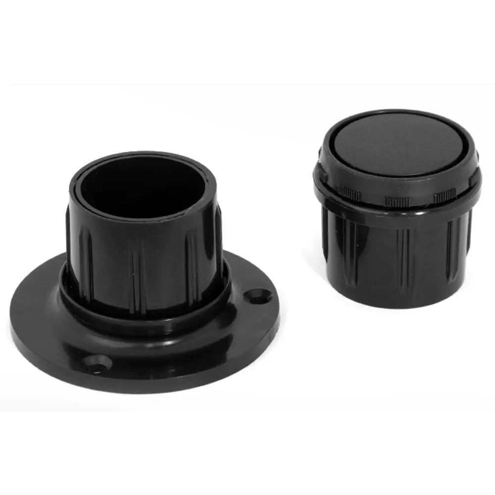 Заглушка трубы ⌀50 черный PALLADIUM STLM-2088432