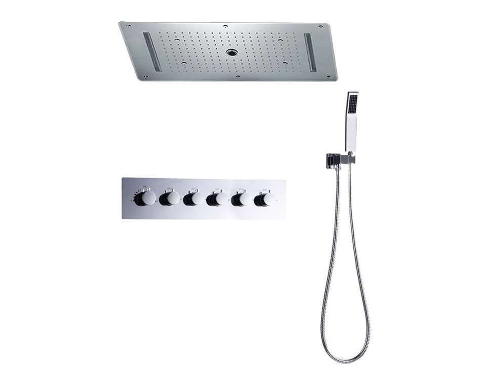 Утопленный набор для душа со светодиодной насадкой для душа Fontana Showers питьевой фонтанчик ARCH-00117688 - Вид №3