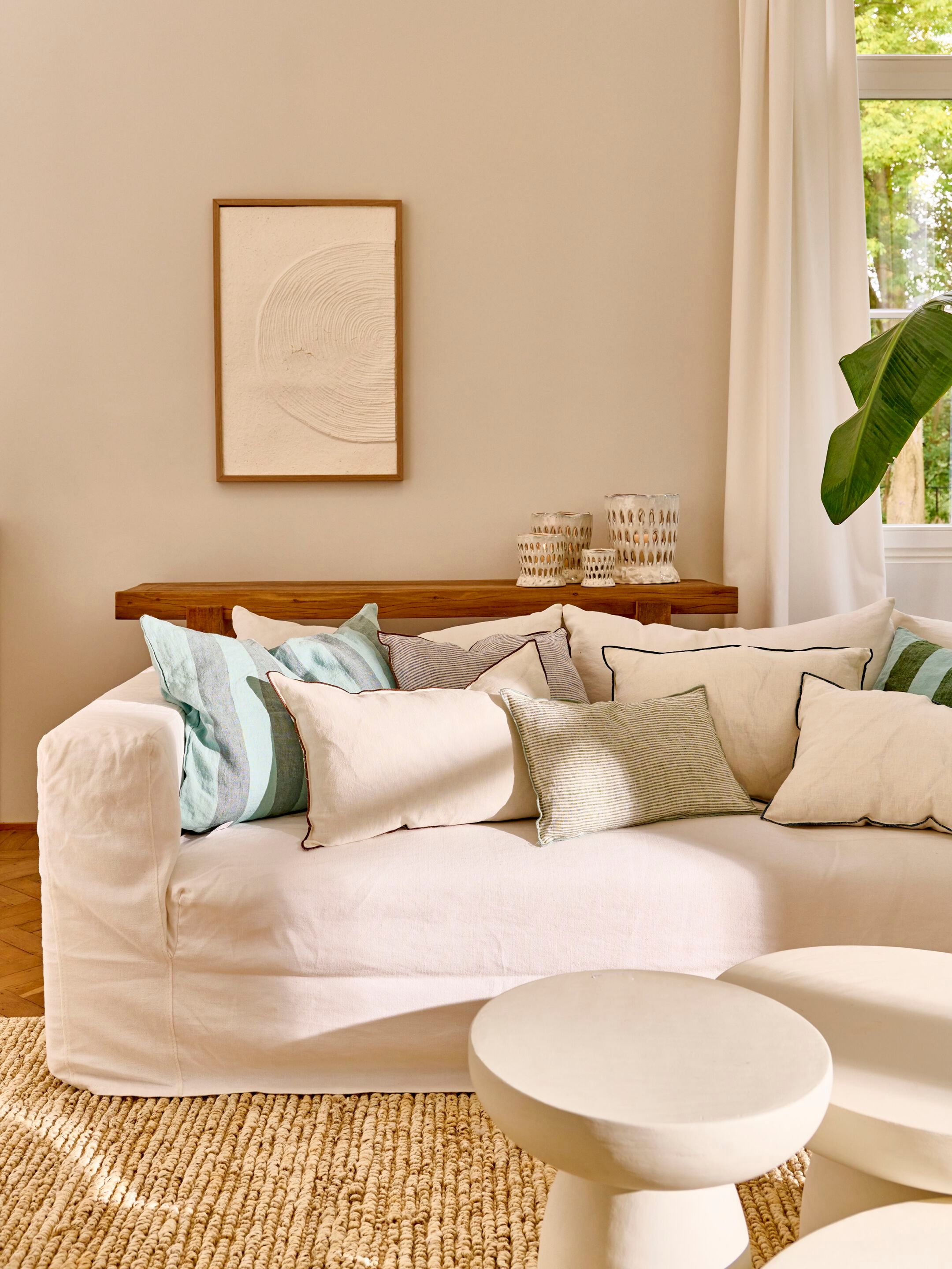 Прямоугольная льняная подушка POMAX Carte Blanche ARCH-00074829 - Вид №1