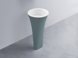 AMLA45-BL+AMPILT-TL+AMCOLT-PL Раковина Amedeo Tondo отдельностоящая cielo Enjoy + Amedeo