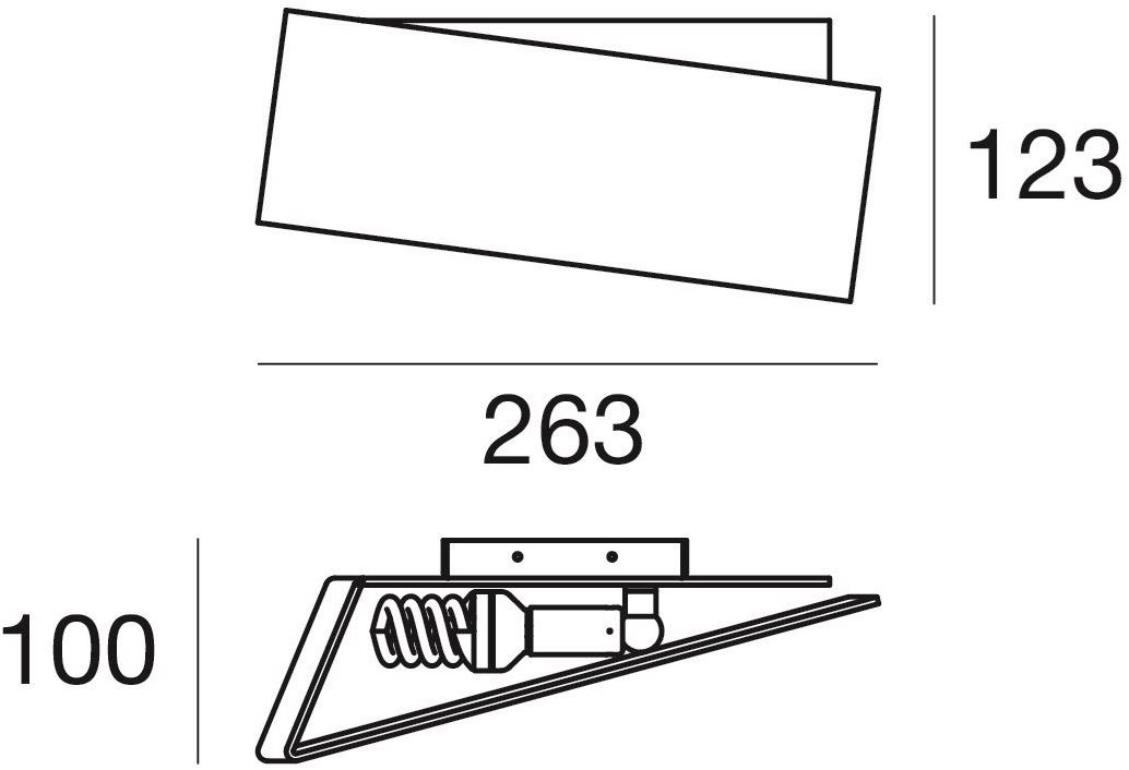 Linea Light Group Настенный светильник из металла Zig zag sun-id-1344664 - Вид №5