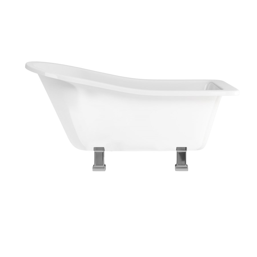 Burlington Бакингемские тапочки для ванн со стандартными ножками с традиционными ножками из хрома E6 E11 CHR  - Вид №6