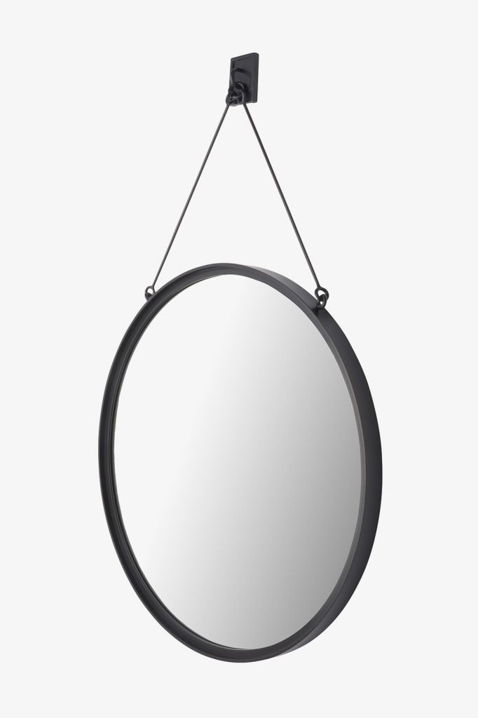 LTMR01 Latchet Wall Mounted Round Mirror 23 1/2" x 1 1/2" x 37 5/8" Waterworks 