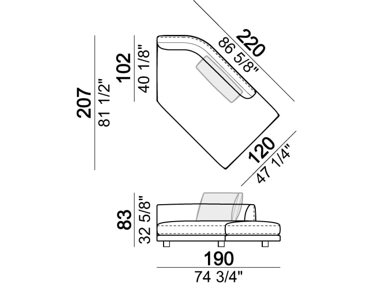Модульный диван Arketipo SELF CONTROL ARCH-00067338 - Вид №14
