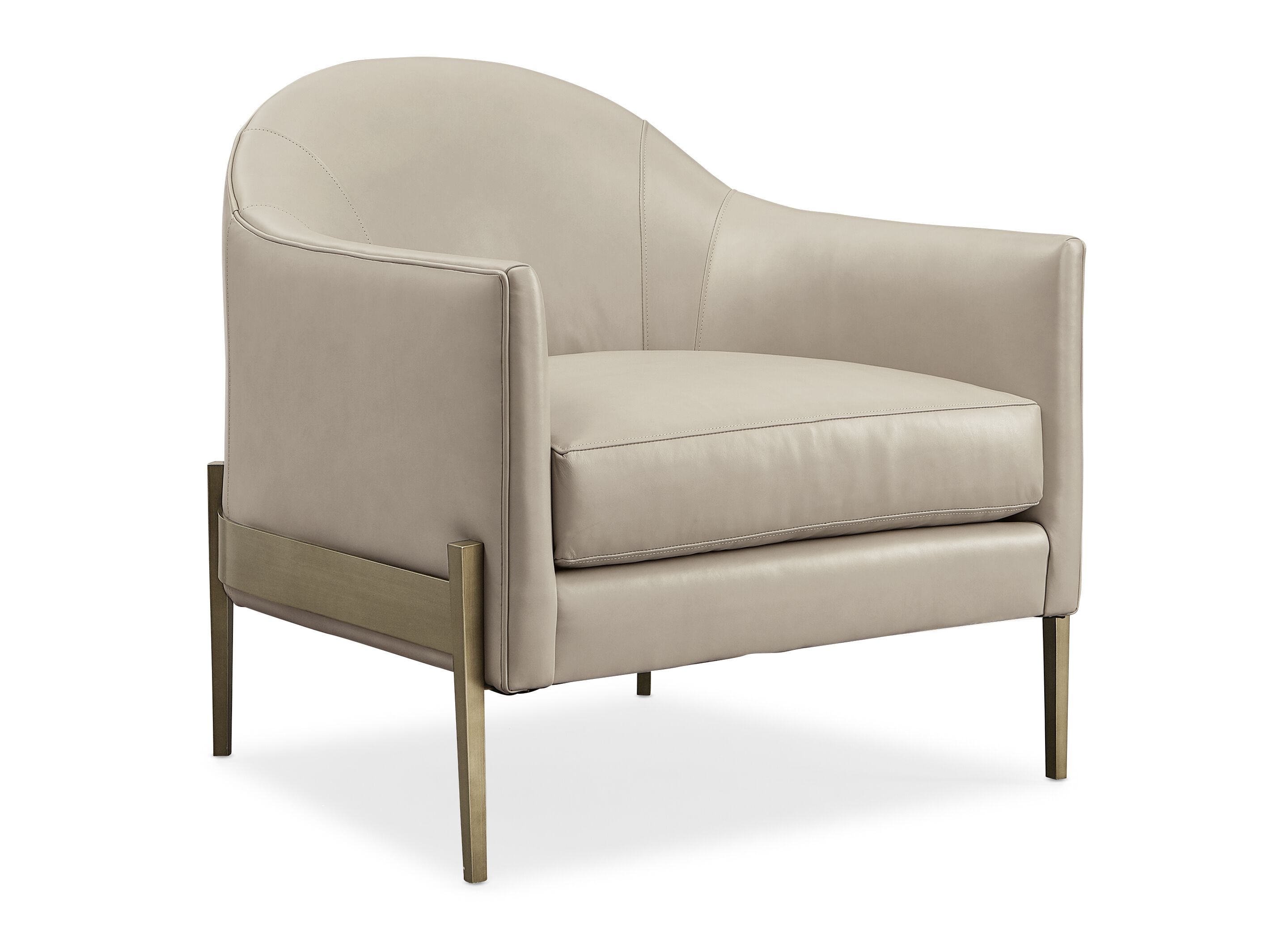 Кожаное кресло с подлокотниками Caracole REBOUND ARCH-00099126 - Вид №10